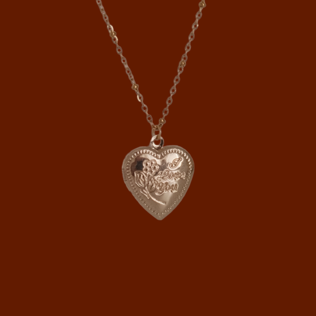 I Love You Classic Locket Necklace